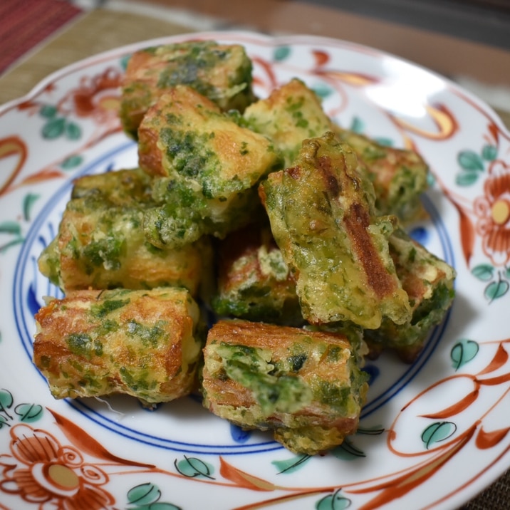 チーズがとろーり！ちくわの磯辺揚げ！！